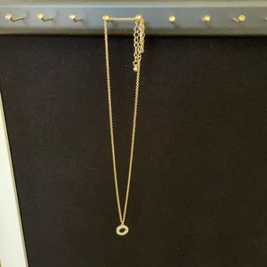 Rhinestone necklace and earring stud set